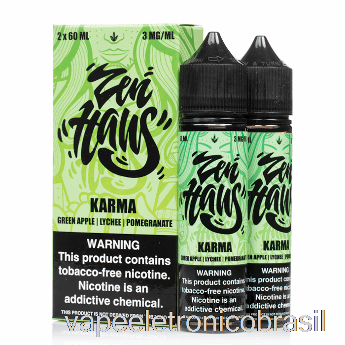 Vape Eletrônico Karma - Zen Haus - 120ml 0mg